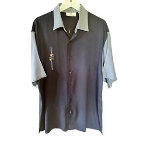 Bobby Chan Silk Bamboo Blend Billiards Bowling Shirt – Size L